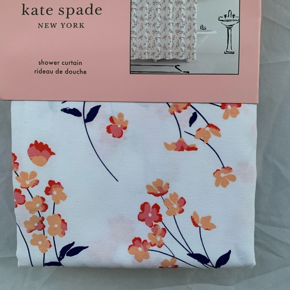 kate spade Bath Nwt Kate Spade Windy Floral Color Fabric Shower